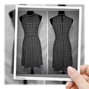 👗New York & Co. Sleeveless Black & White Dress XS